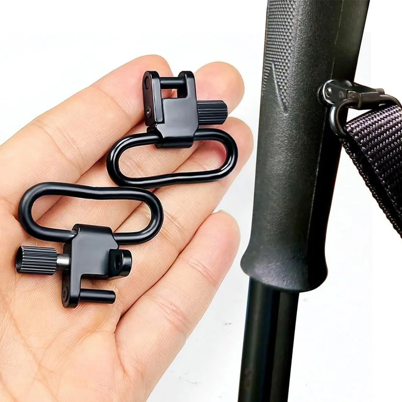 Accesorios universales para eslinga tradicional de dos puntos, soportes con cerradura triple, 2 uds. De giratorios y 2 uds. De tornillos de madera, accesorios para pistola de juguete de caza - imagen 5