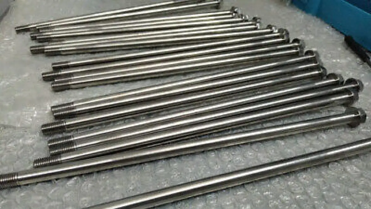 Tornillos de titanio de 1 piezas, M10 X 240Mm, cabeza de brida de Paso de rosca 1,25 - imagen 3