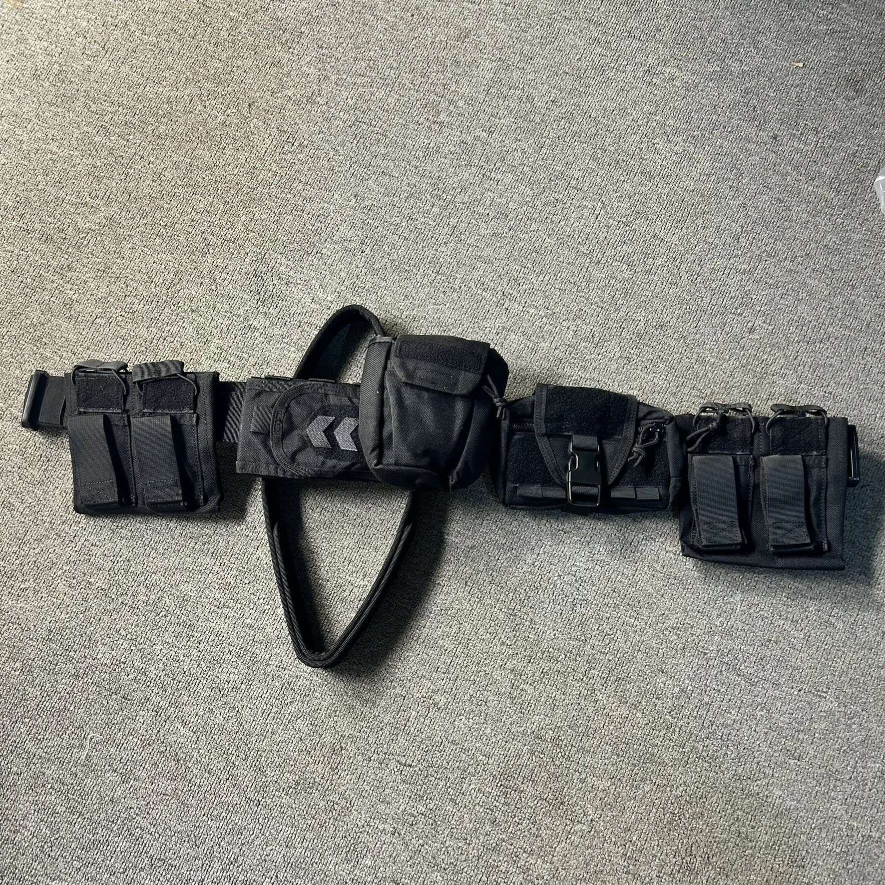 Juego de equipo táctico de 6 piezas con cinturón multifuncional desmontable para servicio al aire libre - imagen 2