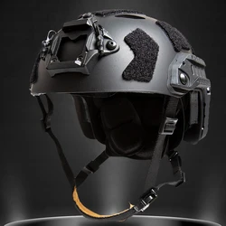 Casco táctico FMA FAST SF: ventilación, talla L, hebilla ajustable