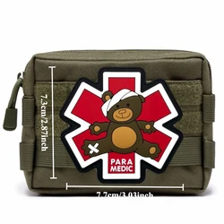 Parche táctico PVC MEDIC velcro – Insignia moral para MOLLE