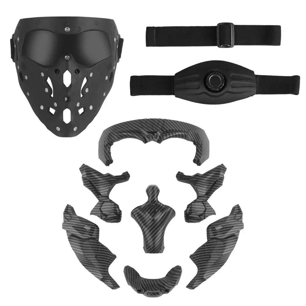 Máscara táctica Airsoft con visera ajustable y cierre magnético - imagen 5