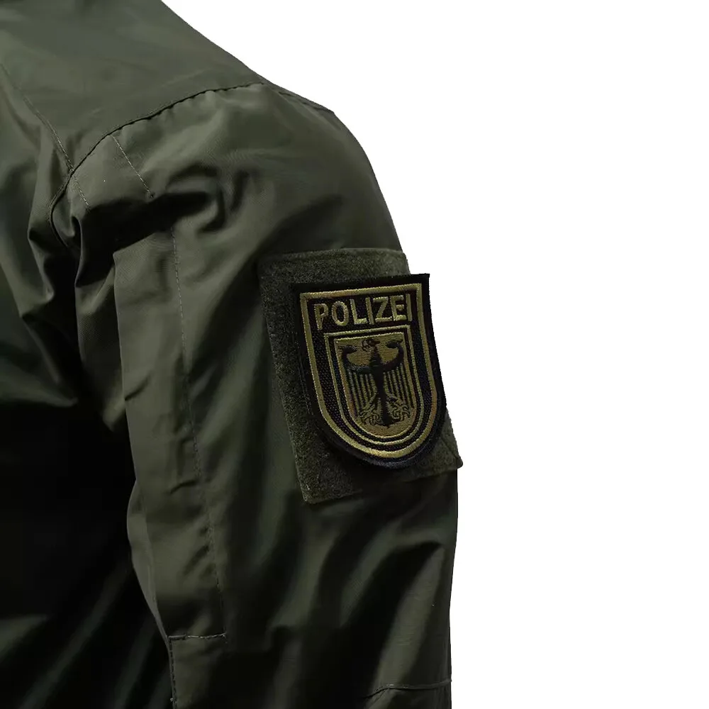 Chaqueta Vintage WW2 para hombre, chaqueta táctica de entrenamiento informal a la moda con Velcro holgado, uniforme para hombre, abrigo a prueba de frío para exteriores - imagen 4