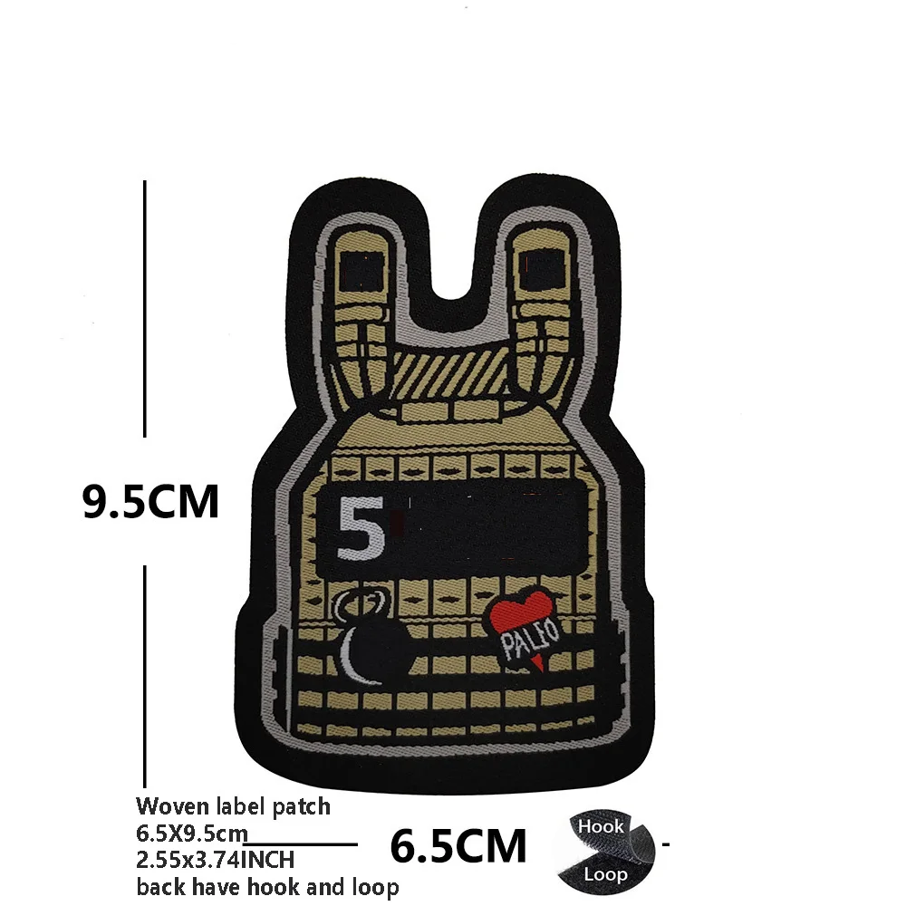 Woven label patch 35