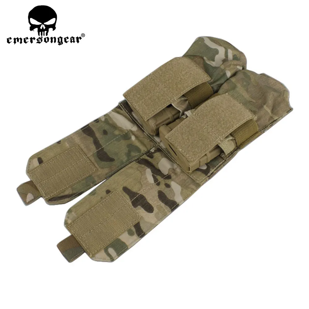 Emersongear-bolsa doble para revista, bolsa Molle Mag para M4 M16 AK47 Airsoft, Paintball, caza, chaleco táctico, accesorios EM9026 - imagen 4