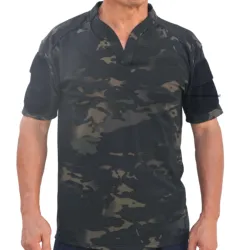 SMTP002 VS camisa de manga corta táctica transpirable verano combate camisa de nailon manga corta MC VS camisa táctica