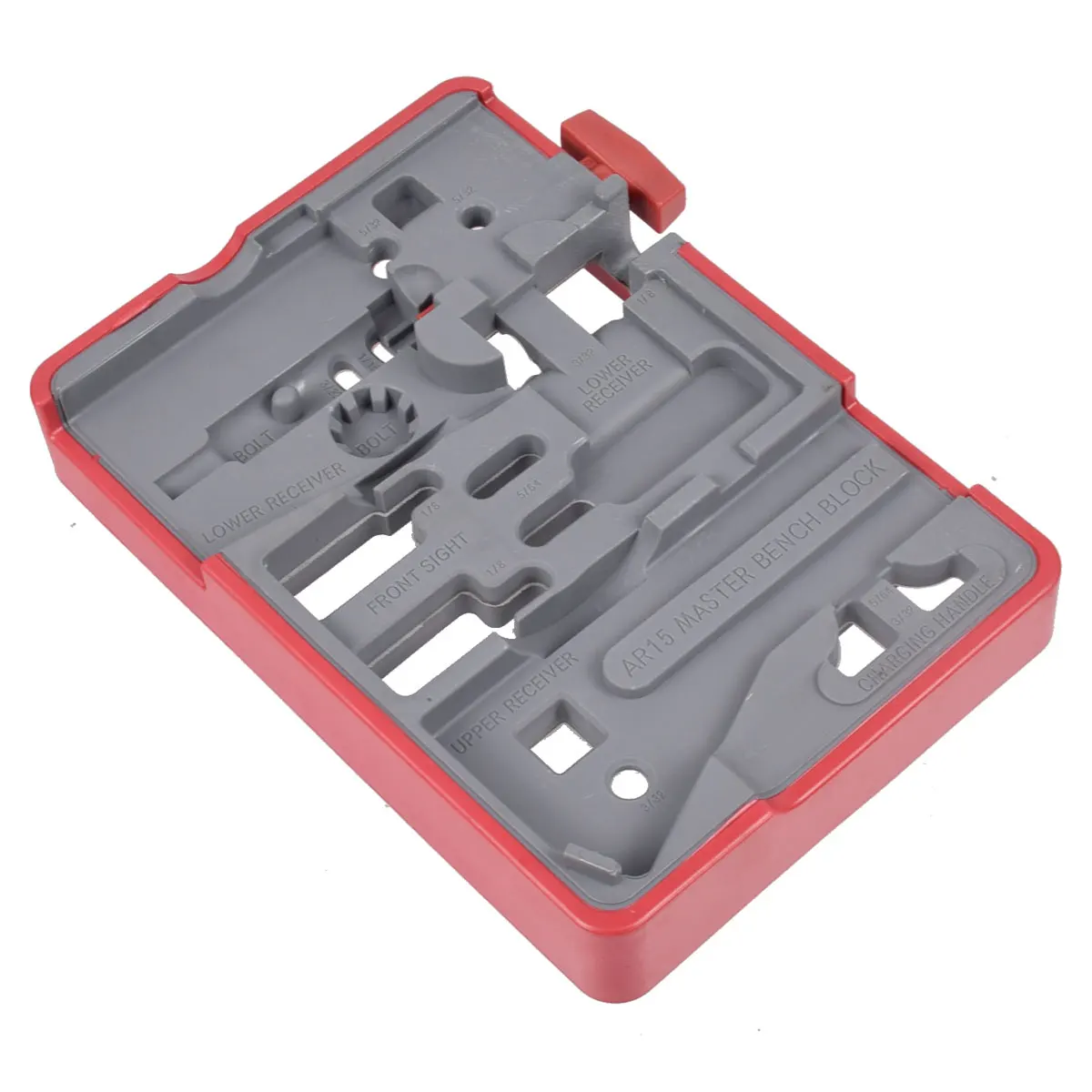 Bloque de banco maestro ABS con imanes fuertes AR15 con capacidad para 5 componentes AR15 clave para 13 pines diferentes para herramientas de armonero - imagen 4