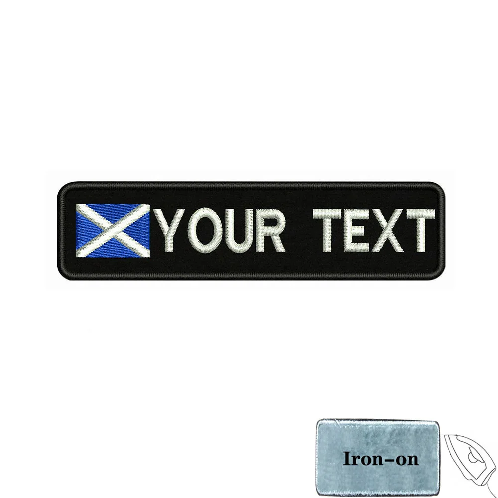 Parche de bandera con nombre personalizado, insignia de rayas, hierro en la República de Bielorrusia, imperio ruso, Nigeria, Pakistán, Arabia Saudita, 10cm x 2,5 cm, 1 ud. - imagen 4