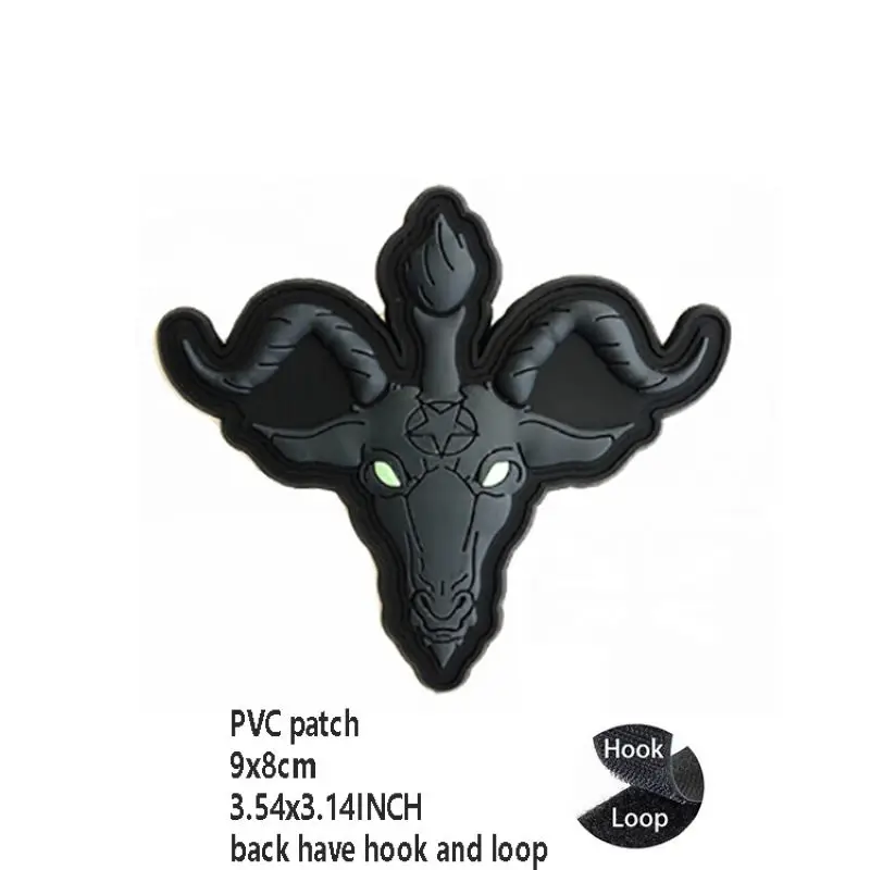 Parche Medusa táctico MOLLE de PVC para equipar - imagen 5