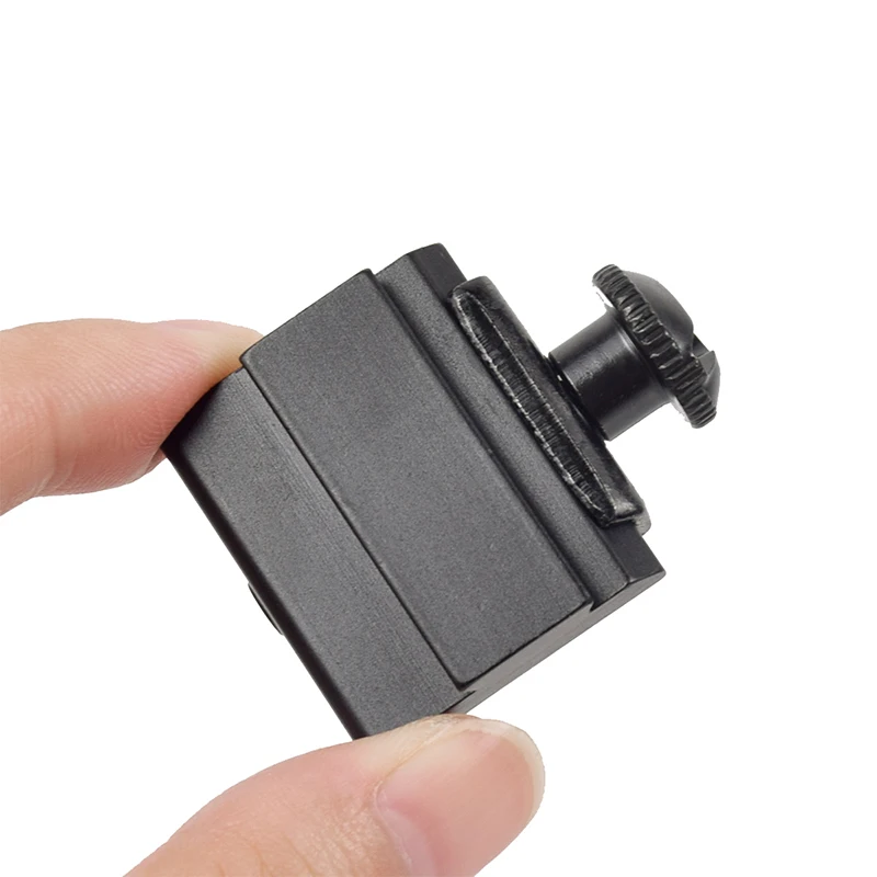 Convertidor de perfil bajo, adaptador de montaje de anillo de alcance de 11mm a 20mm, adaptador de montaje vertical de extensión de riel Picatinny táctico de 20mm, 2 uds. - imagen 4