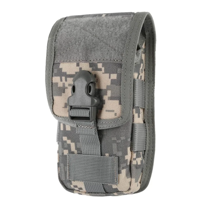 Bolsas de teléfono móvil para hombre y mujer, bolsa de cinturón de camuflaje táctico, accesorio de mochila para acampar al aire libre, senderismo, caza, llaves - imagen 2