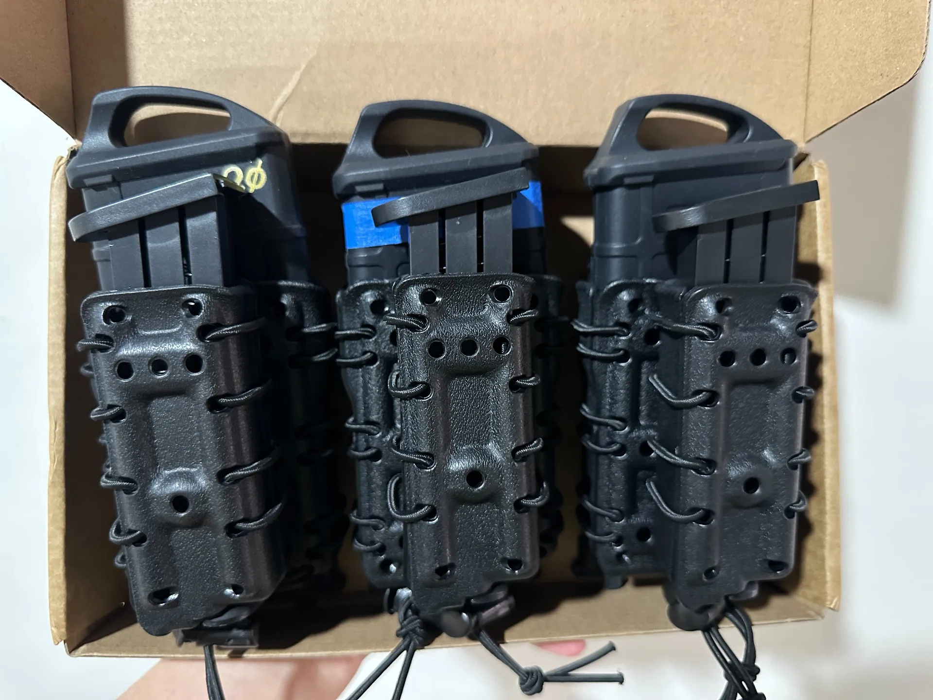 Bolsa táctica para revistas de 9mm, soporte de cordón elástico de extracción rápida para sistema MOLLE de acceso rápido - imagen 2