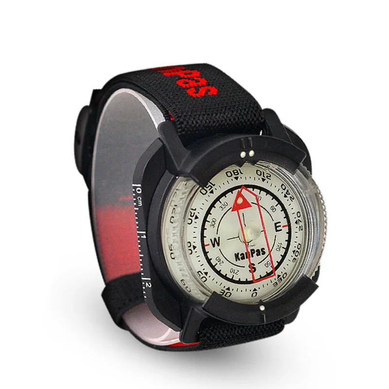 Brújula de deportes al aire libre que brilla en la oscuridad, impermeable, portátil, montañismo, ciclismo, agricultura, pesca, aguja de guía - imagen 4