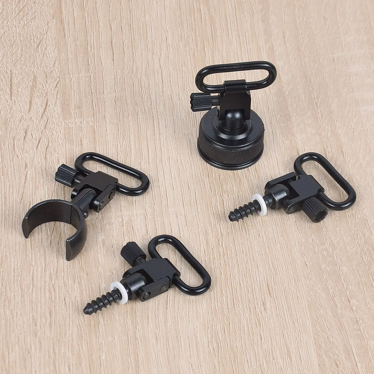 Juego de adaptadores giratorios de eslinga desmontable rápido QD de Metal para caza, para Rifle, escopeta, Mossberg 500, Remington, 870, 20GA, 12GA, S-5932 - imagen 2