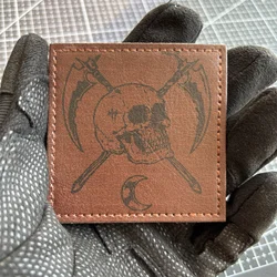 Parche táctico velcro calavera – Insignia moral militar