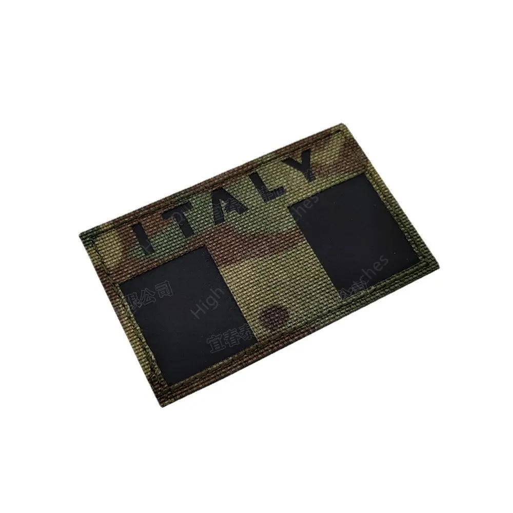 Parche de tela italiana, bandera bordada, brazalete reflectante GRUPPO, insignia, parches para ropa, gancho bordado y bucle, Italia militar G.I.S - imagen 2