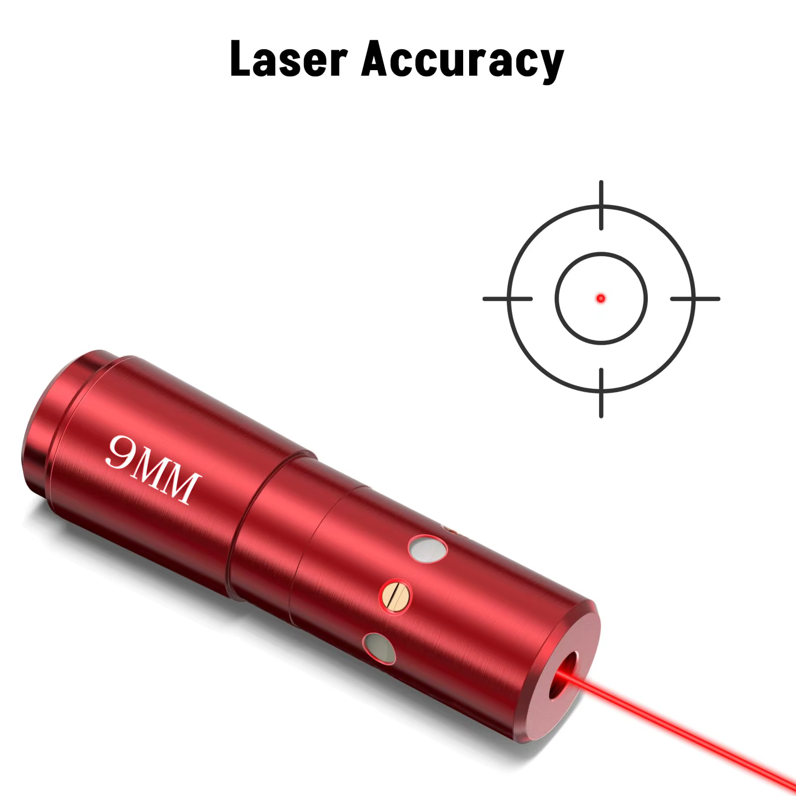 Cartucho láser de calibración 9mm – Puesta a cero para pistola - imagen 2