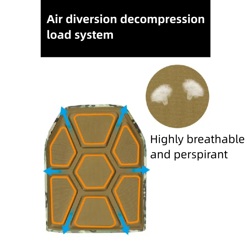 Chaleco táctico de caza al aire libre, portador de placa, protector, ajustable, equipo de combate - imagen 4