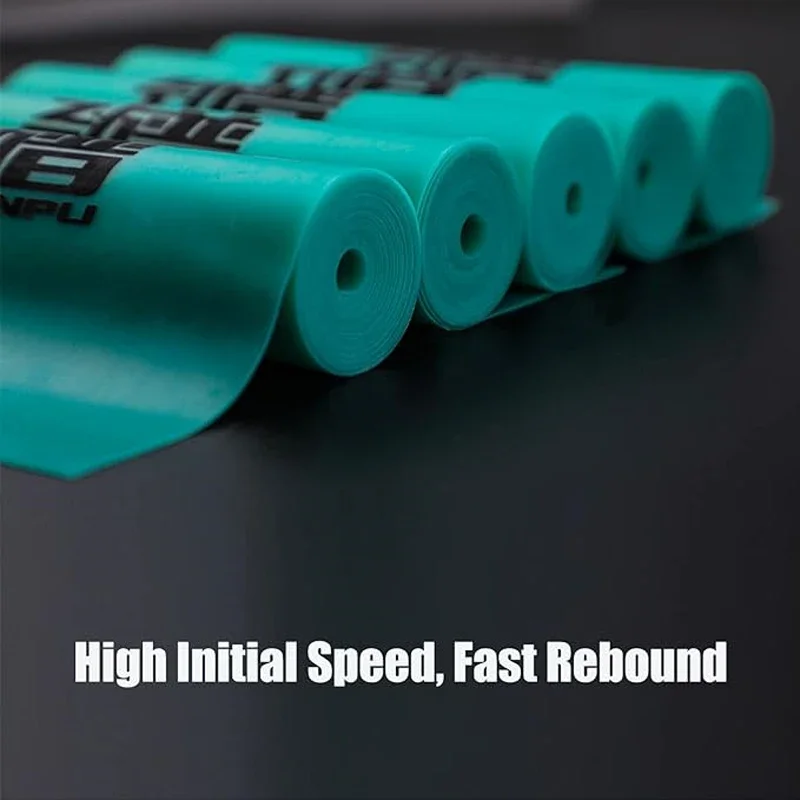 Banda de goma para tirachinas de caza, 0,55-0,75mm de grosor, elástica fuerte plana de 2m, accesorios para deportes al aire libre, banda elástica de alta calidad - imagen 3