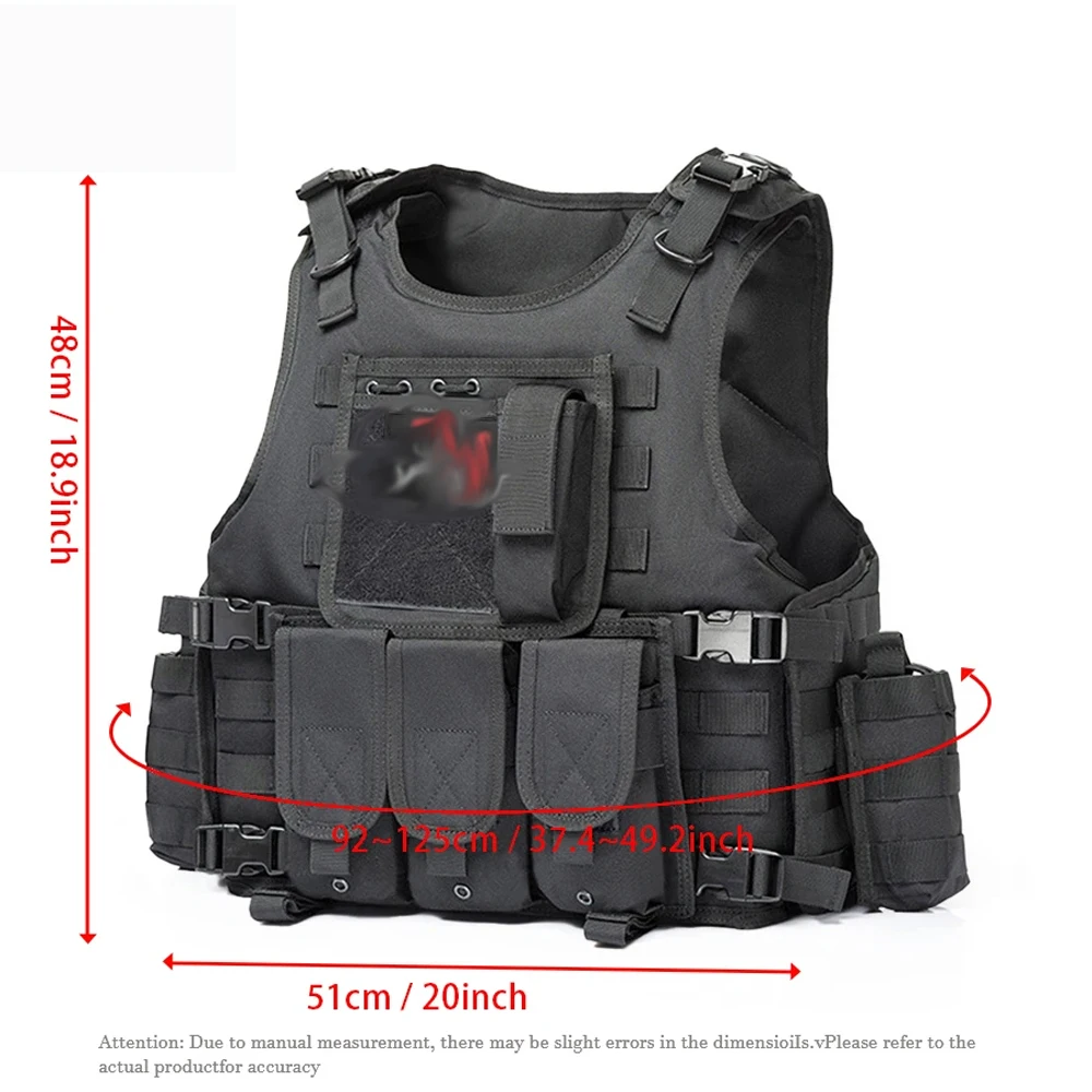 Nuevo chaleco táctico para caza al aire libre, equipo de aventura al aire libre, chaleco multifuncional ligero desmontable rápido para exteriores - imagen 4