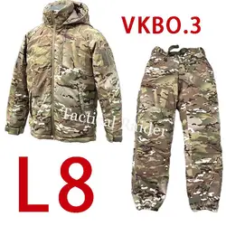 VKBO L8 Conjunto térmico chaqueta y pantalón uniforme militar