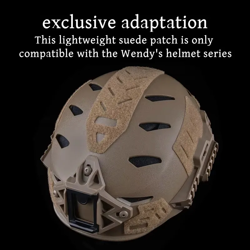 Pegatina para casco Wendy 3,0, parches adhesivos ligeros de gamuza para casco, gancho y bucle adhesivo para accesorios para casco Wendy 3,0 - imagen 4