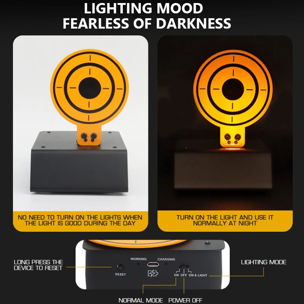 Objetivo de entrenamiento táctico, Control por aplicación Bluetooth, tableros de entrenamiento de tiro, Conexión multipunto, accesorios de Paintball Airsoft - imagen 5