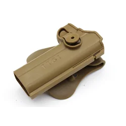 Funda pistolera táctica 1911 con cinturón MOLLE y portacargadores