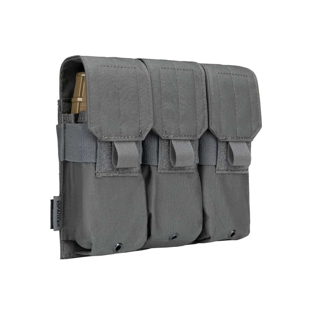EXCELENTE ELITE SPANKER Triple Porta Revistas M4 Táctico para Chaleco - imagen 2