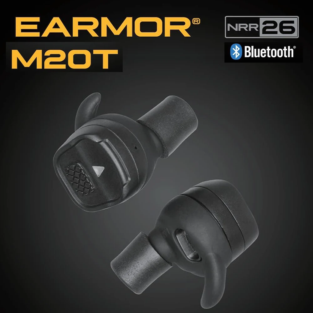 EARMOR M20T auriculares tácticos tapones para los oídos electrónicos antiruido cancelación de ruido para protección de disparos NRR26dB con Bluetooth - imagen 4