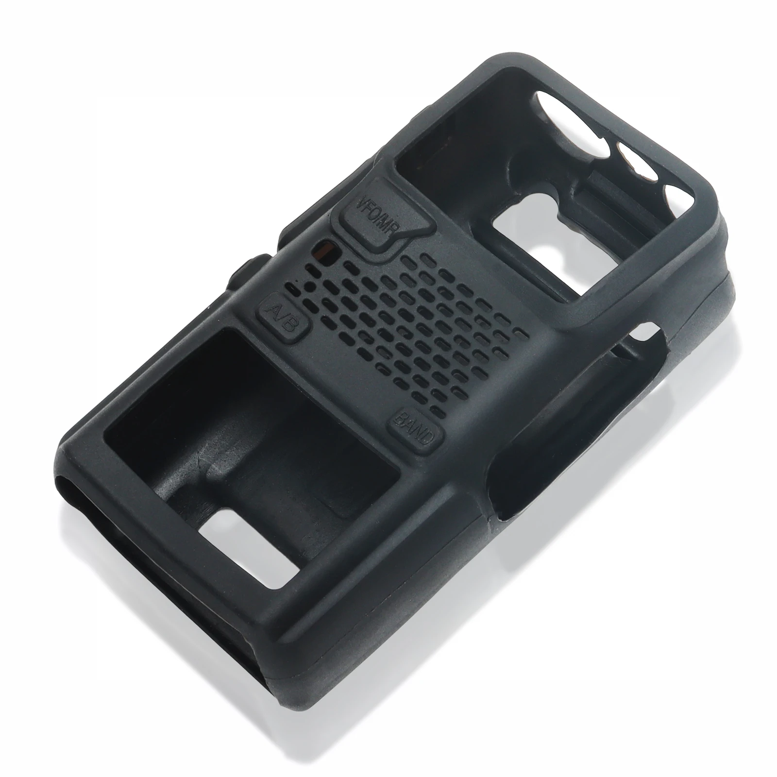 Baofeng UV-5RH PRO MAX Walkie Talkie cubierta protectora funda blanda de goma bolsa negra para UV-5RM AR-5RM UV 5RM 5RH bolsa de Radioaficionado - imagen 5