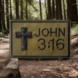Parche adhesivo MOLLE moraleja bíblica – John 3:16