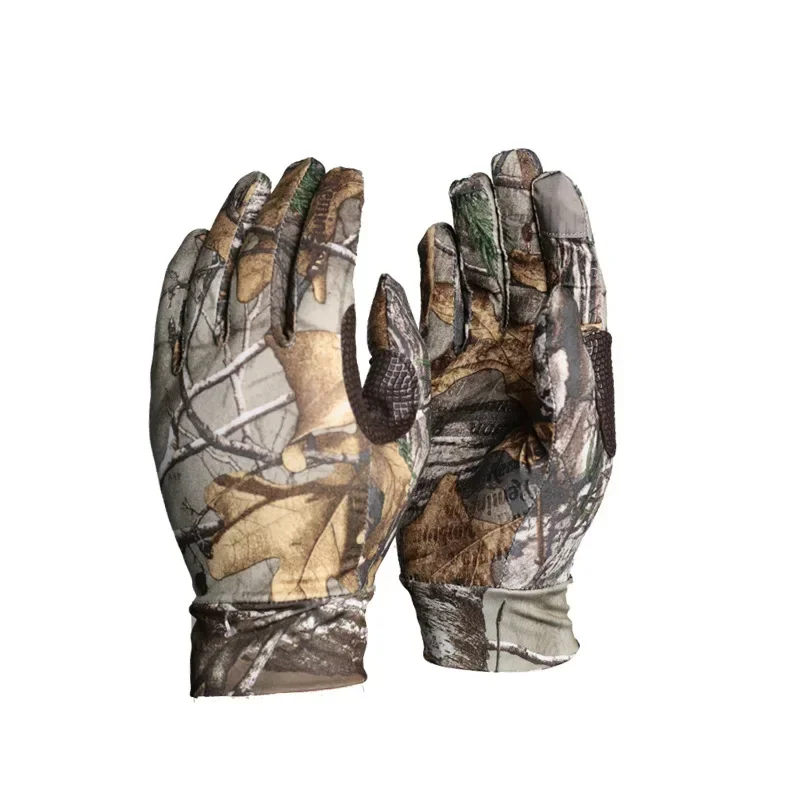 Guantes de caza con dedos completos, guantes biónicos tácticos, equipo para pantalla táctil al aire libre, guantes de camuflaje para pesca y tiro Airsoft - imagen 5