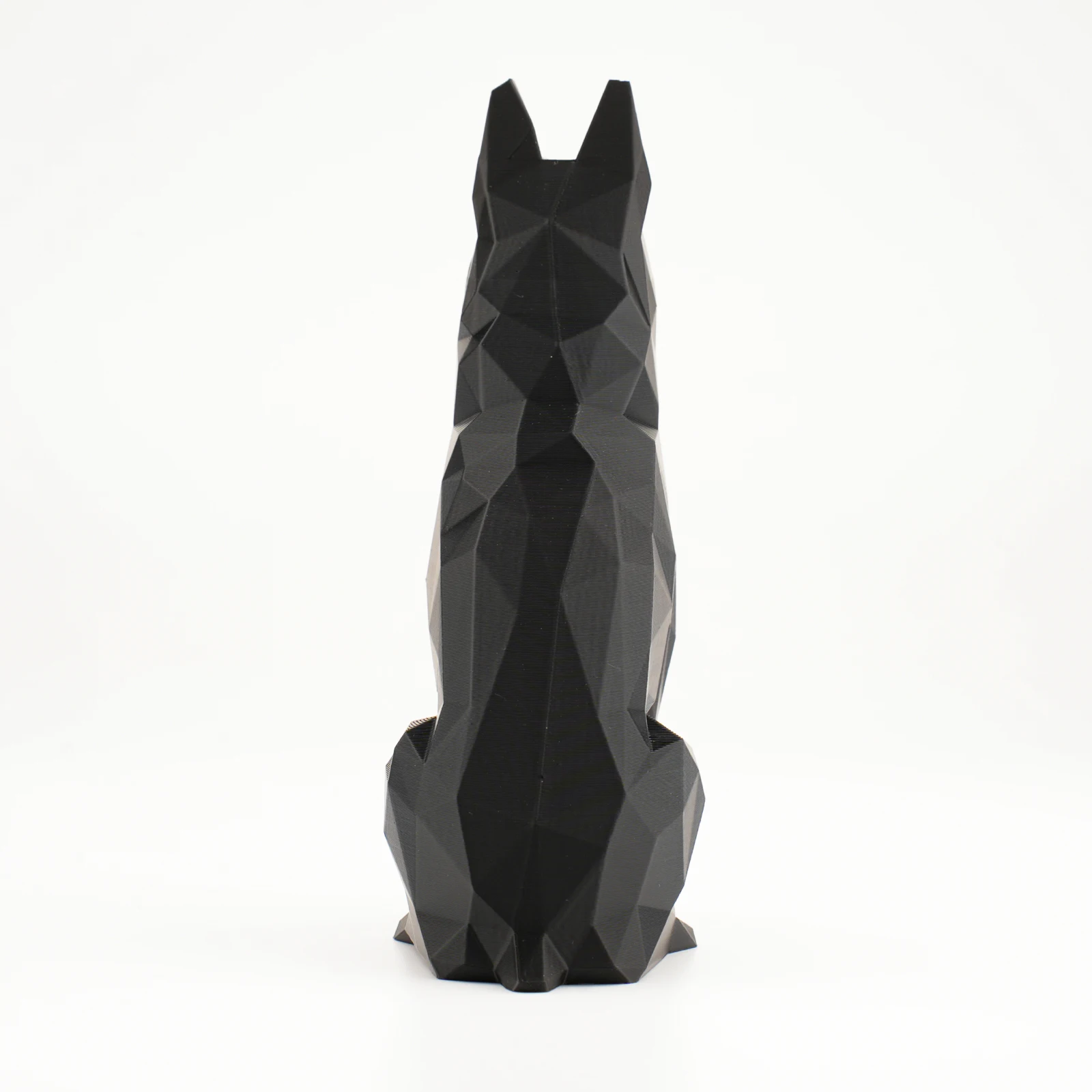 Estatuilla de perro, estatuas de animales, esculturas de pastor alemán negro, adorno, diseños elegantes para decoración de habitación y coche, Idea, regalo festivo - imagen 5