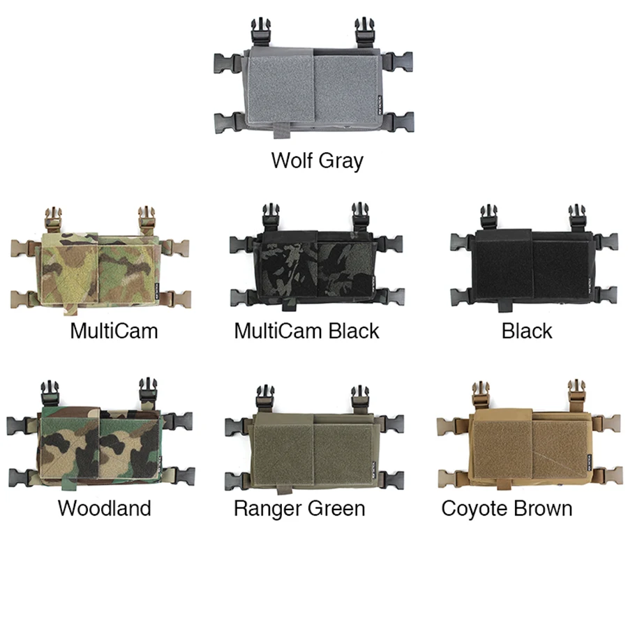 Juego de panel frontal de bolsa de pecho táctica PEW MK3 MK4 para aparejo de pecho/5,56 Mag Carrier - imagen 5