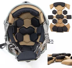 FMA cómodo almohadilla para casco de espuma viscoelástica de doble capa absorbente transpirable extraíble almohadilla para casco de esponja forrada Wendy TB1478