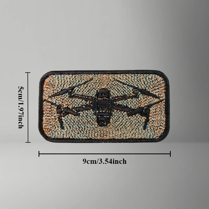 Insignia de moral táctica UAV, parche bordado con gancho y bucle, parches militares, pegatinas para mochila, apliques para ropa - imagen 4