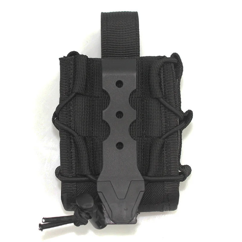 Esposas de nailon Molle portátiles, marco de esposas Universal con parte superior abierta, riñonera, soporte para puños, accesorios de policía - imagen 5
