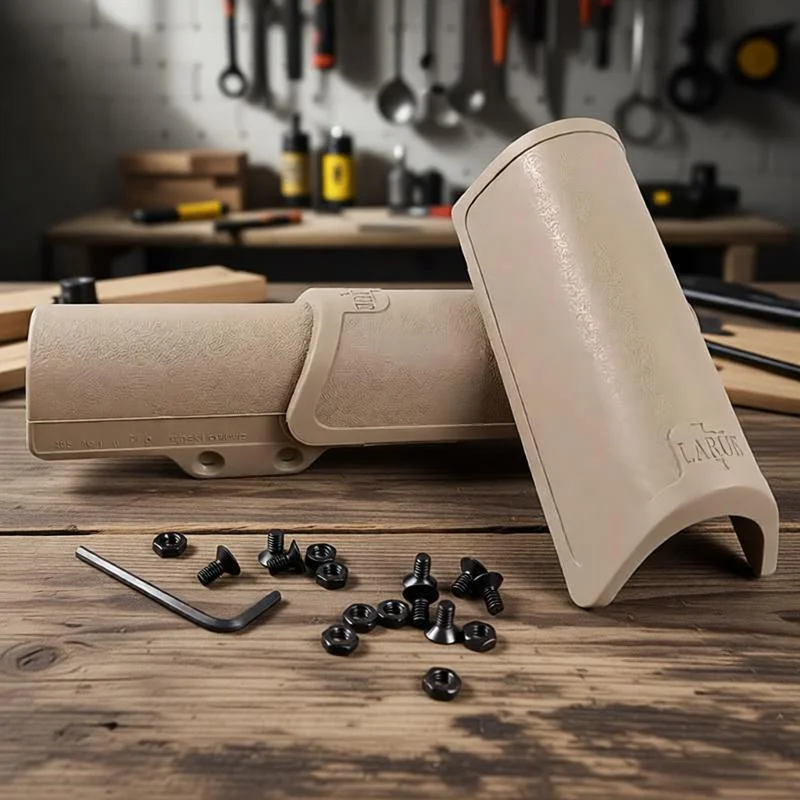 Reposapiés CTR con almohadilla para aumentar la altura y soporte trasero de nailon para soporte SMR/AR (almohadilla para mejillas ajustable) - imagen 3