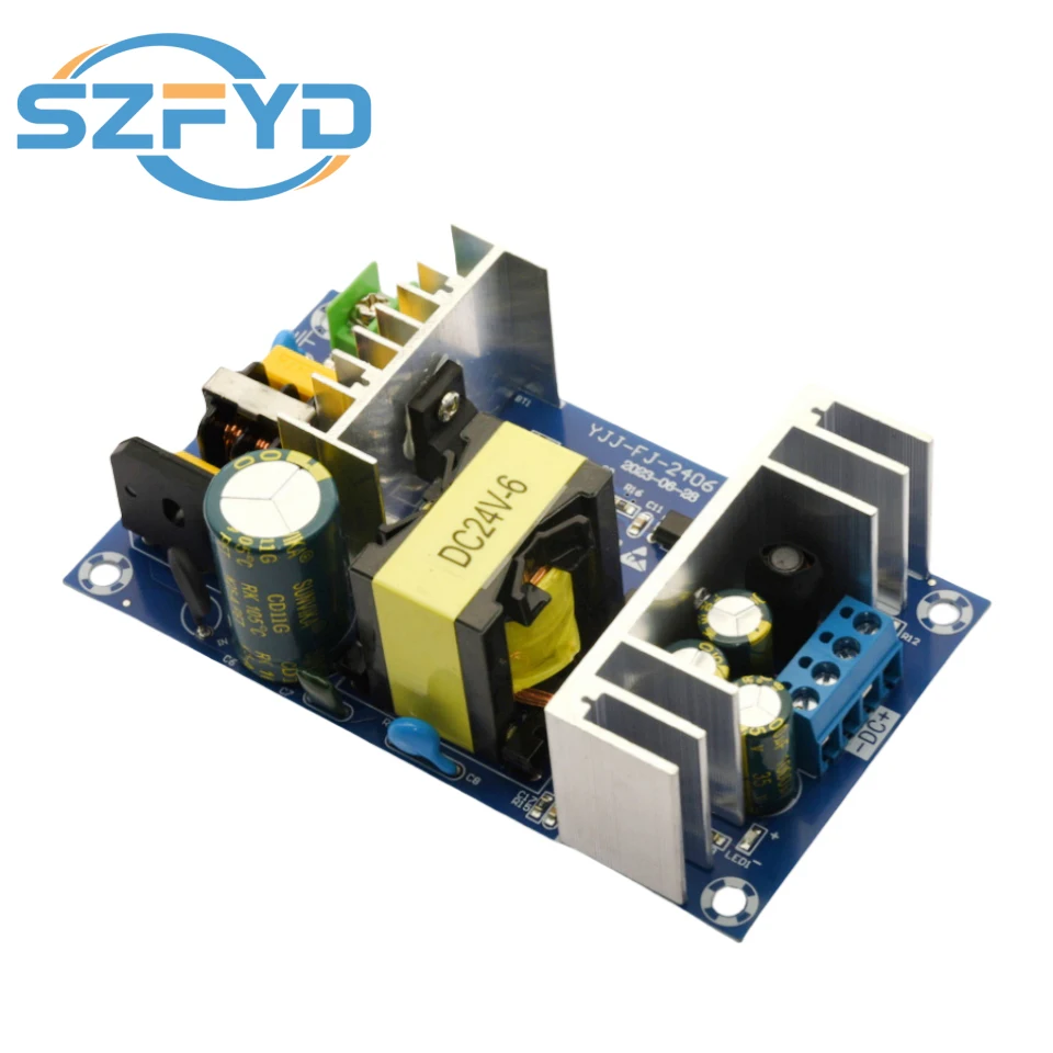 Módulo de fuente de alimentación conmutada AC-DC de 24V, 6,25A, 150W, entrada de 100-240V, placa convertidora de CC industrial de alta potencia (placa baja) - imagen 4