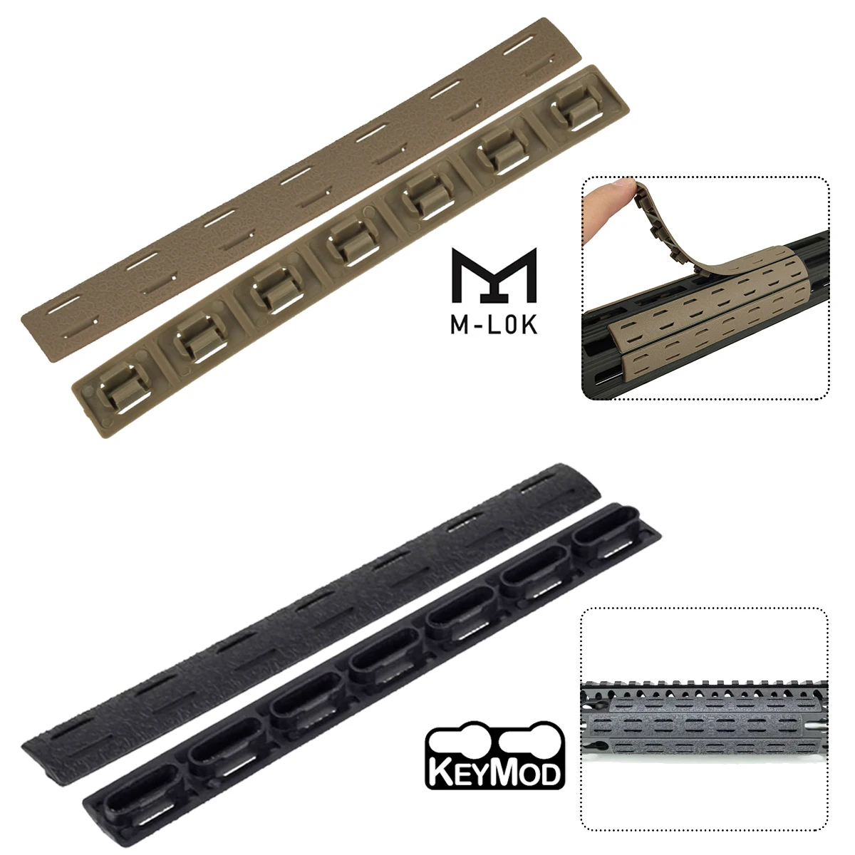 BCM Cubiertas protectoras M-LOK antideslizantes y aislantes - imagen 2