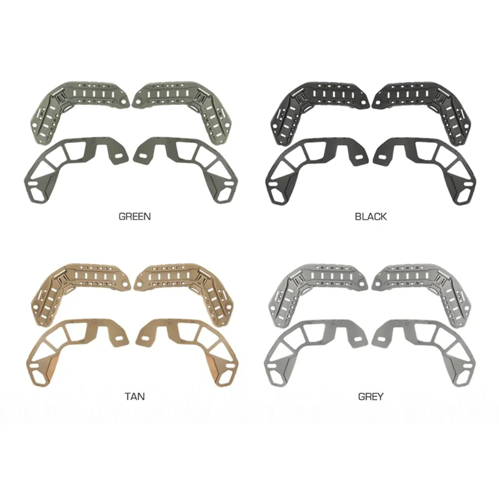 Kit de montaje de riel guía para casco táctico mejorado de doble capa para casco de corte alto rápido - imagen 2