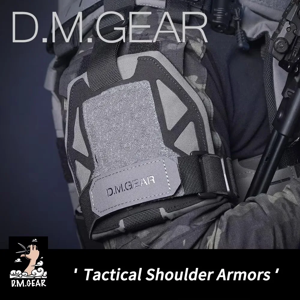 DMGear-armadura de hombro Universal, equipo táctico, chaleco de caza, accesorio, protección de hombro, Airsoft, juego de guerra, Molle, nailon - imagen 2
