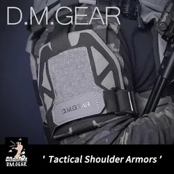 DMGear Armadura de Hombro Universal - Equipo táctico con MOLLE