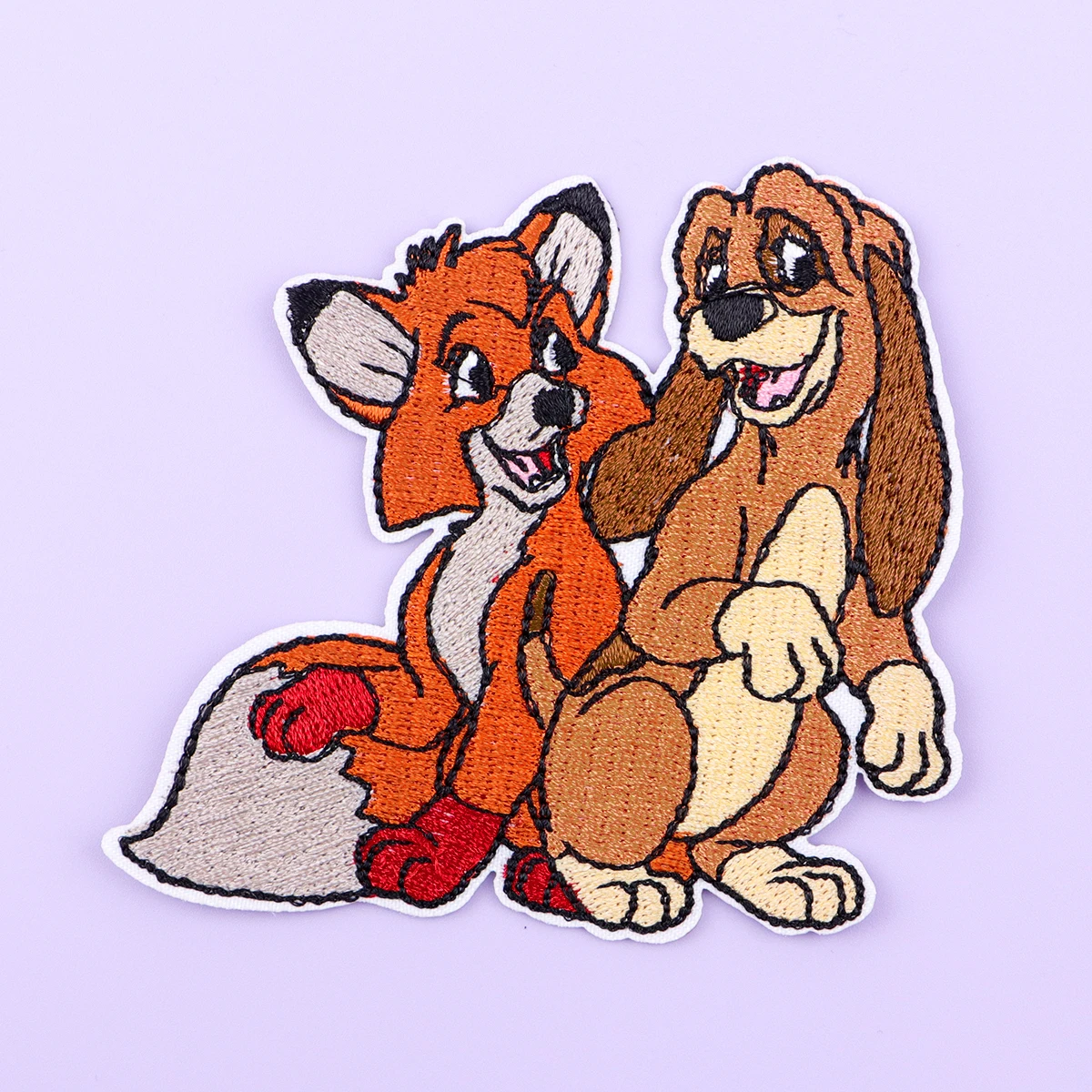 Parche bordado de animales de dibujos animados, parches para planchar con perros bonitos para ropa, parches termoadhesivos para ropa, insignias para coser DIY - imagen 5