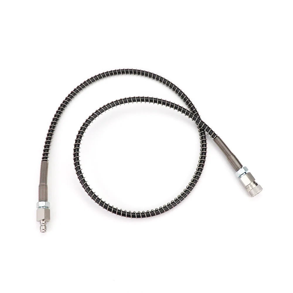 Nuevo Extensión de manguera de látigo de relleno de carga remota de CO2 de aire de 4500PSI con desconexión rápida de 8MM - imagen 5