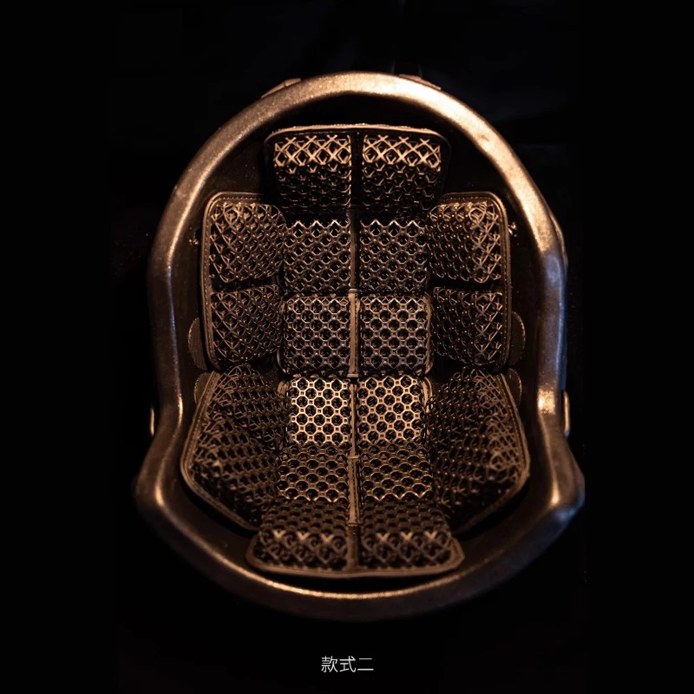 Almohadillas de revestimiento transpirables de celosía 3D, chaleco táctico de caza para entrenamiento de verano, cojín para casco, almohadilla refrescante forrada, cómodo - imagen 5