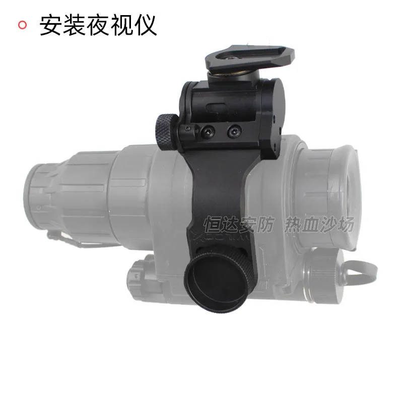 Metal J Arm L4G24 casco NVG montaje casco soporte adaptador PVS14 gafas de visión nocturna puente Binocular cola de milano tornillos británicos - imagen 5