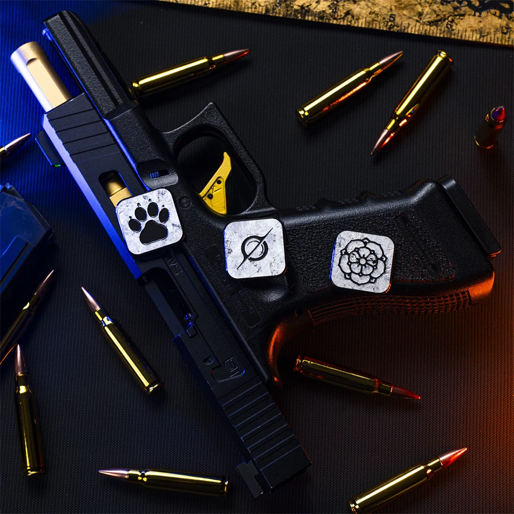 Parche de fibra de carbono Silver Comet War Bears Epiphyllum, insignia cuadrada táctica, apliques DIY para decoración de ropa y mochila - imagen 2