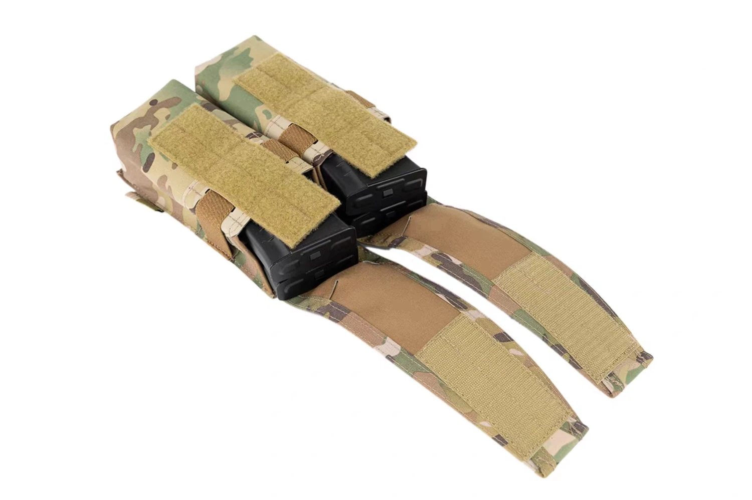Panel MOLLE portacargadores doble compatible con chalecos tácticos - imagen 2